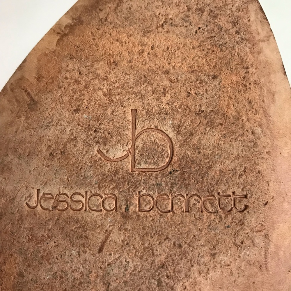 Jessica Bennett Plato Gold Heels - Picture 7 of 8